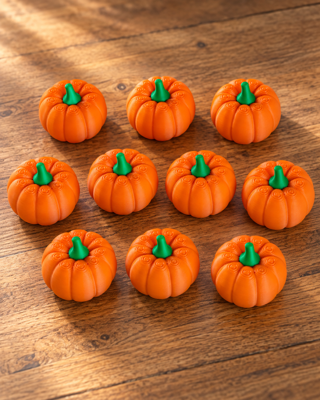 10 Mini Desk Pumpkins