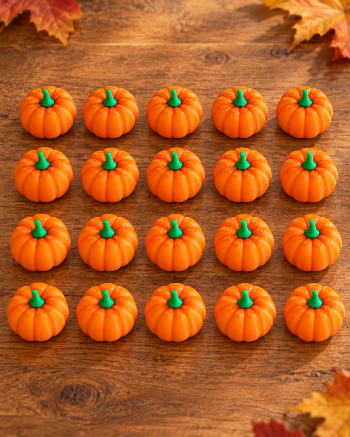 20 Mini Desk Pumpkins