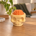 3D printed skull brain clicker fidget